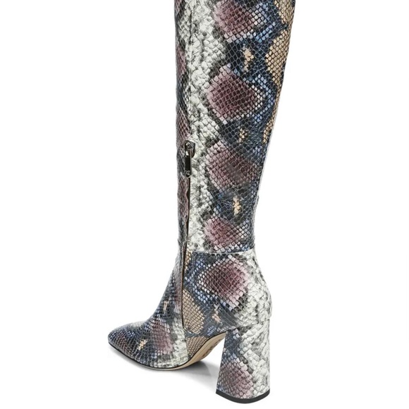 Clarem Boot SAM EDELMAN Embossed Snakeskin NWT retail $224.99 - Picture 3 of 7